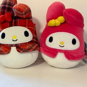 Squishmallows Kellytoy Plush Set  Hello Kitty & Friends Sanrio 2024 My Melody